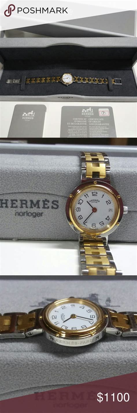 preloved hermes watch|vintage hermes watches.